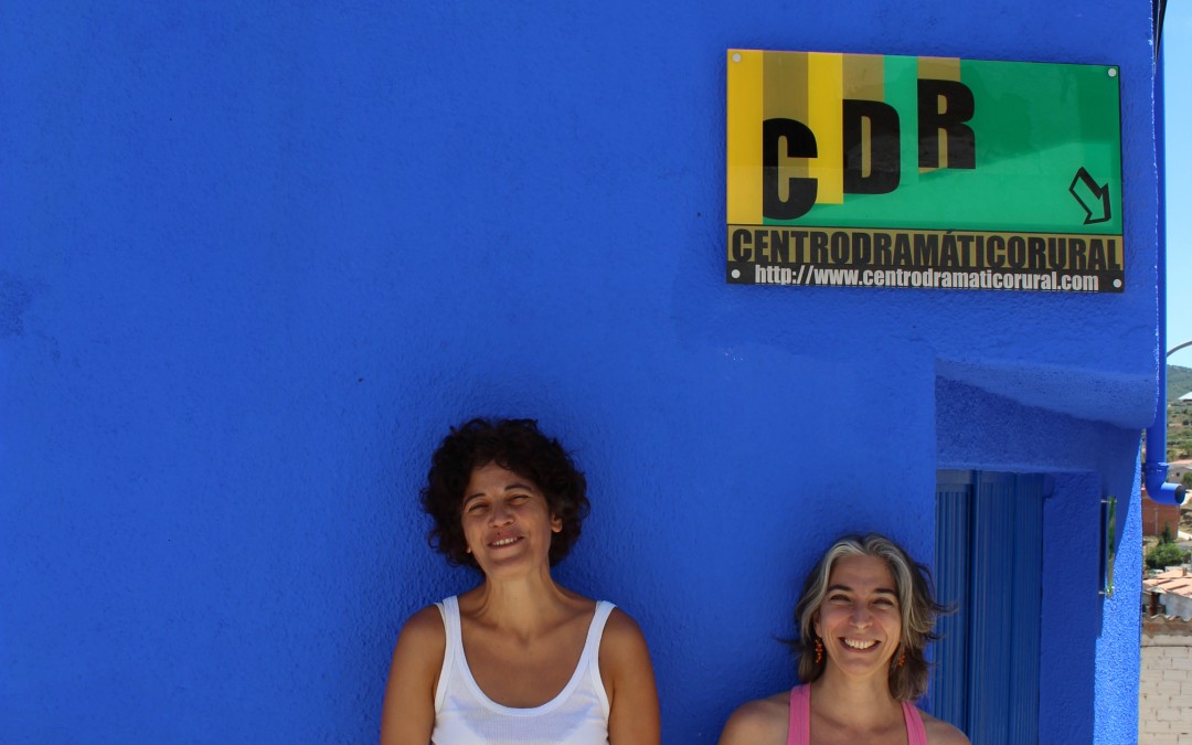 Magda Labarga y Cristina Verbena se despiden del CDR después de pasar unos días con nosotros
